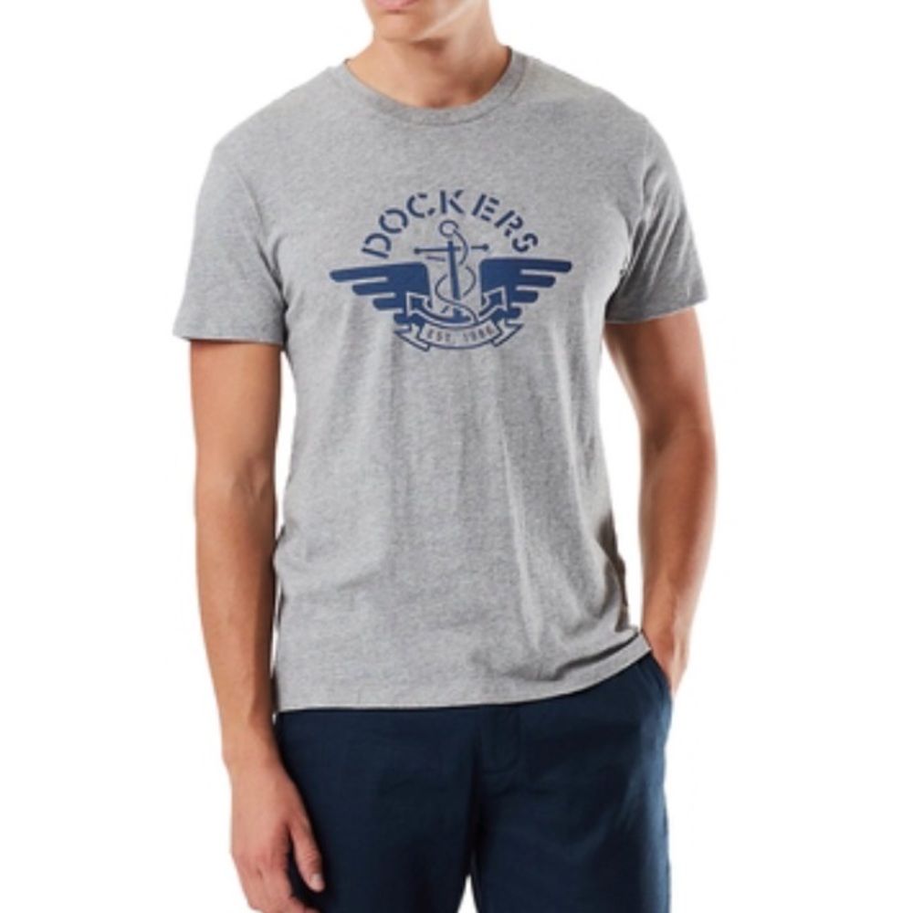 NWT Dockers Men’s Gray Graphic Tee